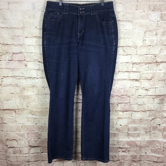 Lane Bryant Denim - Lane Bryant Straight Leg Tummy Tech Jeans Size 14